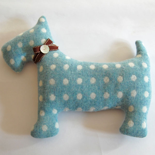 blue spot lambswool wheatdog